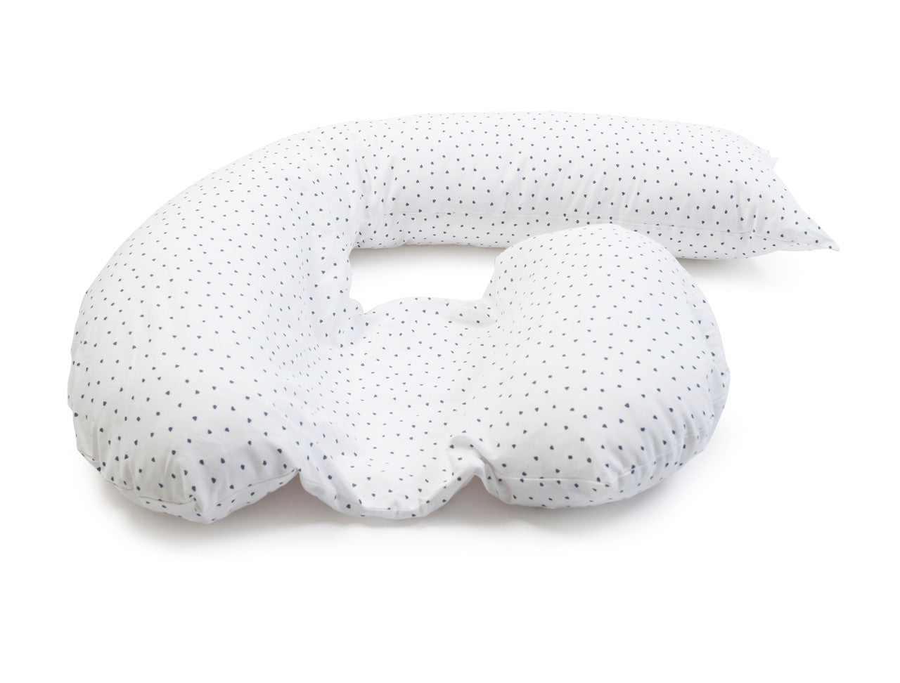 dreamgenii Pregnancy and Feeding Pillow Grey Star at Baby Central DreamGenii