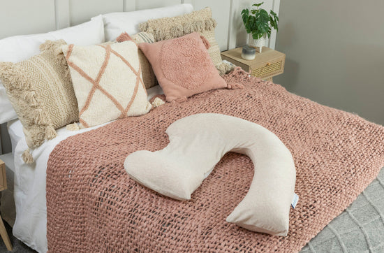 Dreamgenii Pillow Cover - Beige Marl Jersey Cotton