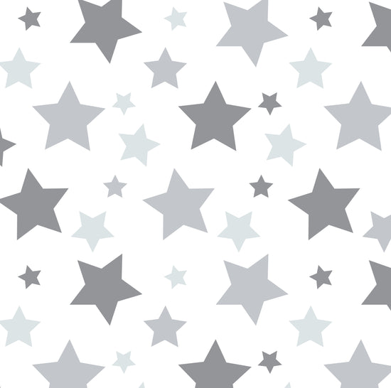 Dreamgenii Baby Feeding Nursing Pillow Cover - Grey Stars - Cotton Spare Cover